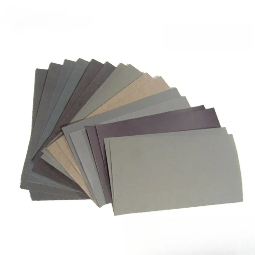 20Pcs/Set Sandpaper 280 320 400 600 800 1000 1200 1500 2000 3000 Grit Sand Paper Water/Dry Sanding Paper Abrasive Tools