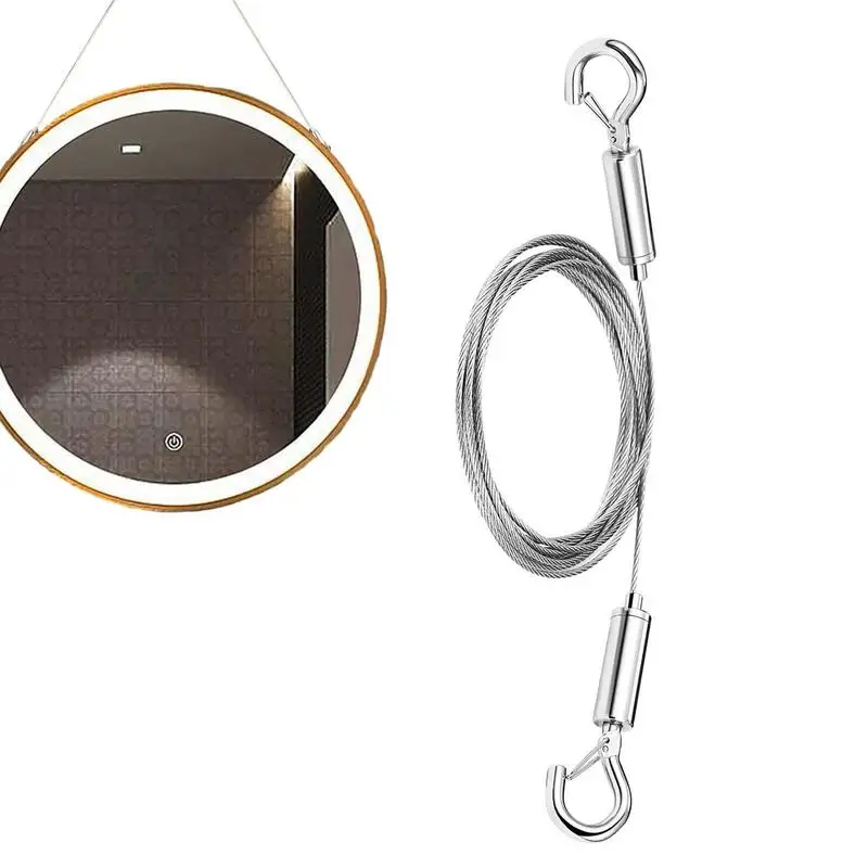 Stainless Steel Picture Wire Picture Hanging Wire Kit Photo Frame Hanging Hooks Metal Wire For DIY Jewelry Making Accessories