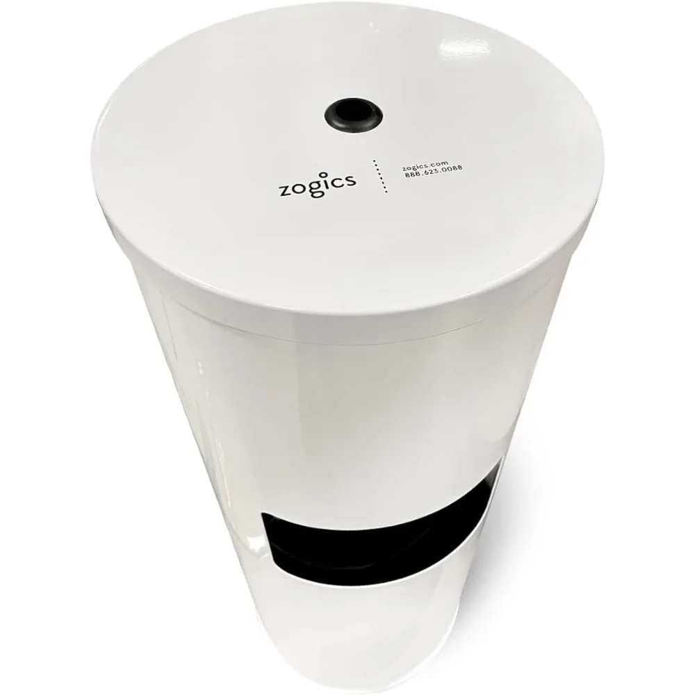 Gym Wipes Dispenser Stand with Trash Bin, Dual Wet Wipes Holder, 7 Gallon Trash Can, White Steel