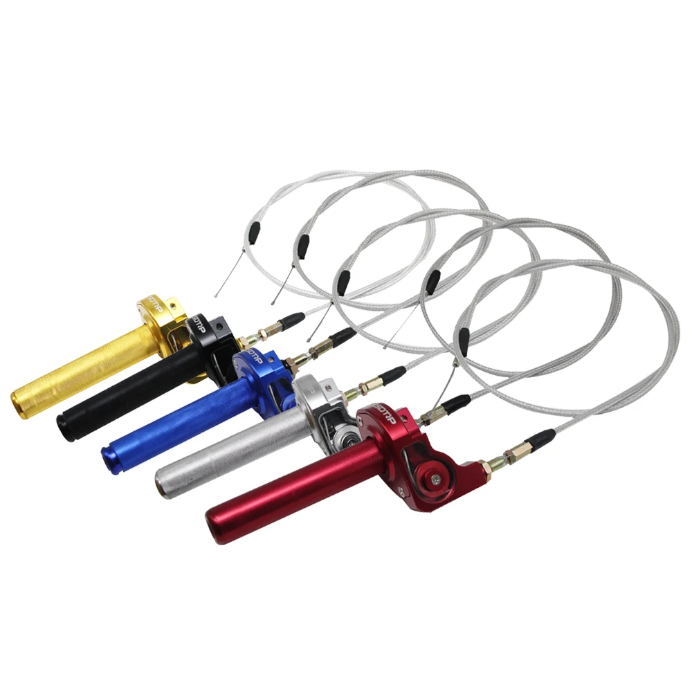 

Racing 22mm CNC Throttle Grip Quick Twister+Throttle Cable Aluminum Acerbs CRF50 70 110 IRBIS 125 250 Dirt Bike Motorcycle