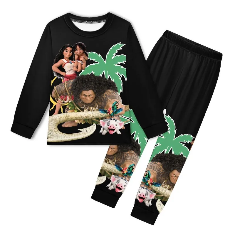 حار موانا منامة ماوي ملابس الطفل Vaiana تأثيري الشتاء الطفل بوتيك ملابس الأطفال زي طفل الفتيان ملابس خاصة 3-10Y