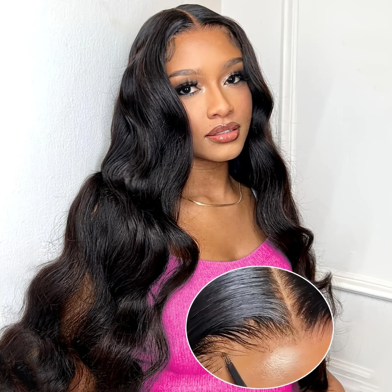 13*4 الباروكات الشعر البشري 200 الكثافة 13*4 الدانتيل الجبهة الباروكات شعر الإنسان الجسم موجة الدانتيل الجبهة الباروكات قبل قطعها مع شعر الطفل الشعر البشري