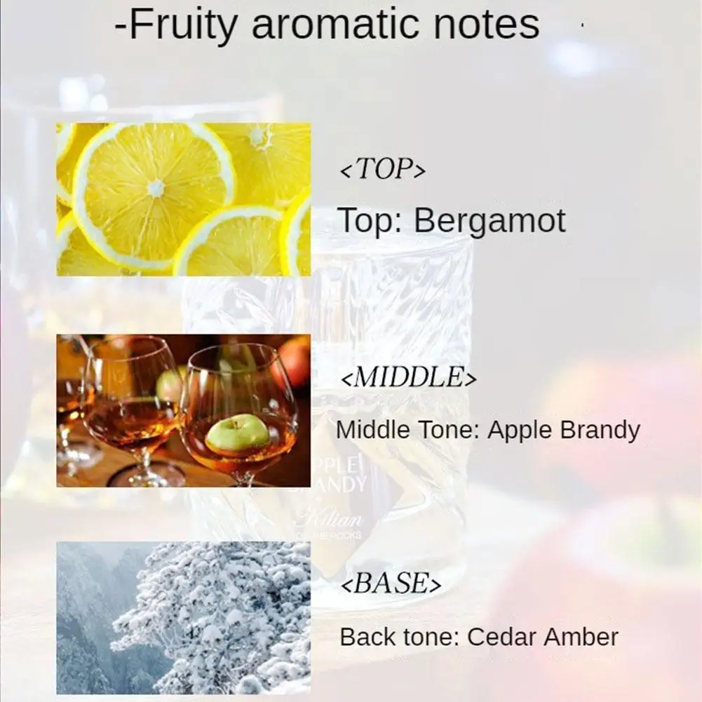 عطر 50 مل من عطر Ice Snow Rose Flame Absinthe Apple براندي للرجال والنساء هدية لصديقها لوصيفة العروس