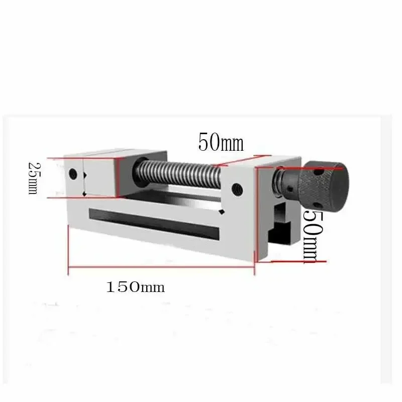 1PC New Grinder Manual Pliers Screw Type Tool Maker QGG50 2'' Flat Vise Opening 65mm New Mill Tool Grinder