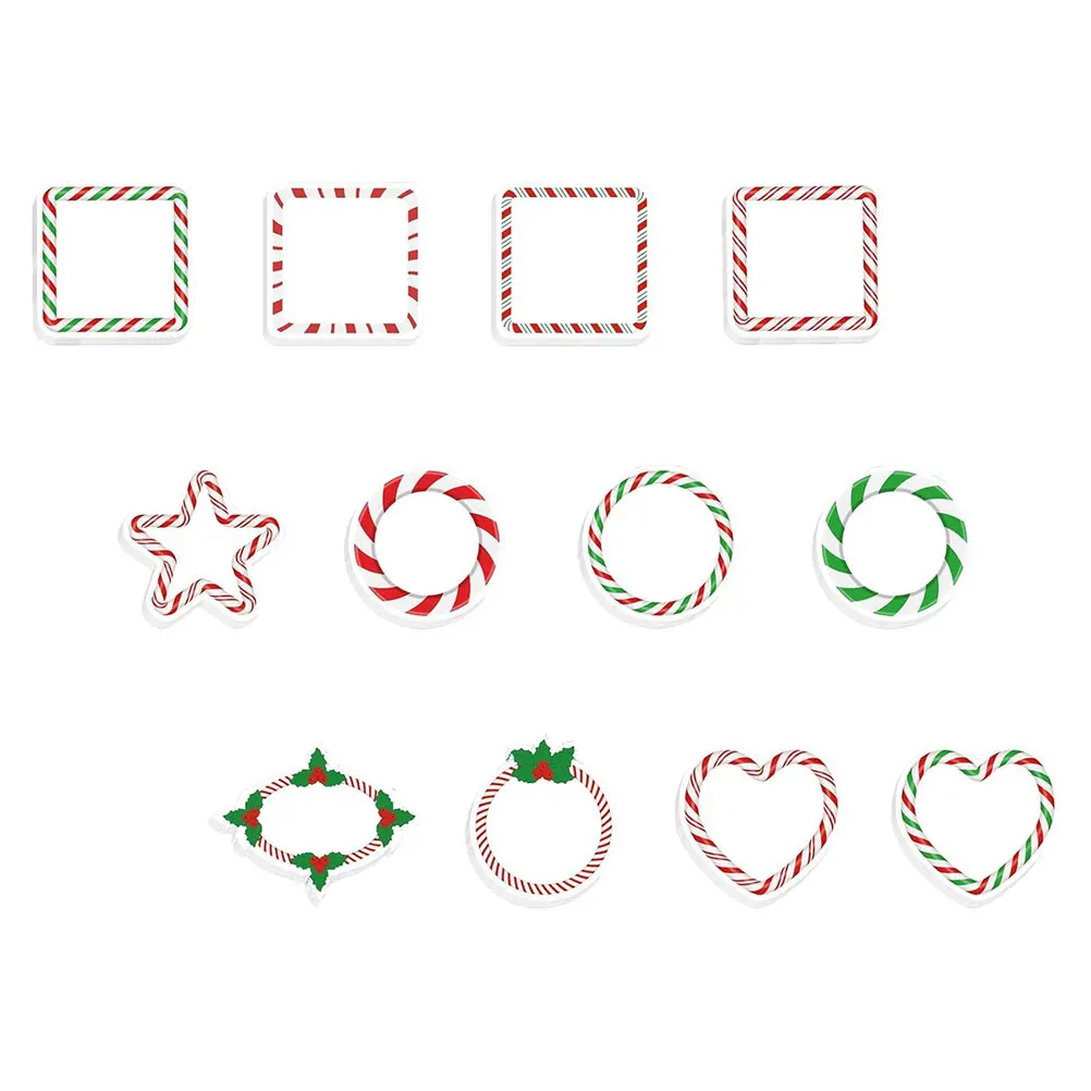 

1Sets Christmas Candy Sticky Notepads Self Adhesive Removable Memo Pads for Holiday Note Taking Office School Scrapbook