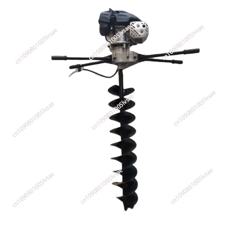 

High-power handheld column planting rod drilling machine with reverse gear tea garden photovoltaic drilling machine