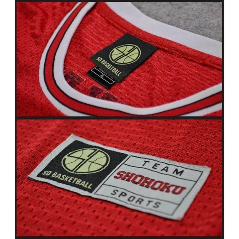 Sky02 Anime Shohoku equipo de baloncesto escolar blanco 1-15 disfraz de Cosplay Sakuragi Hanamichi Mitsui Jersey Tops camisa deportiva We88Ji