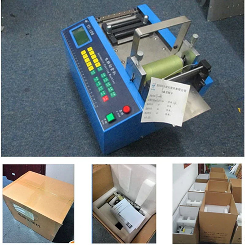 220V 0-100mm 350W LY-100 Computer Tube Cutting Machine Microcomputer Automatic Pipe Cutter Crop Clipping Device
