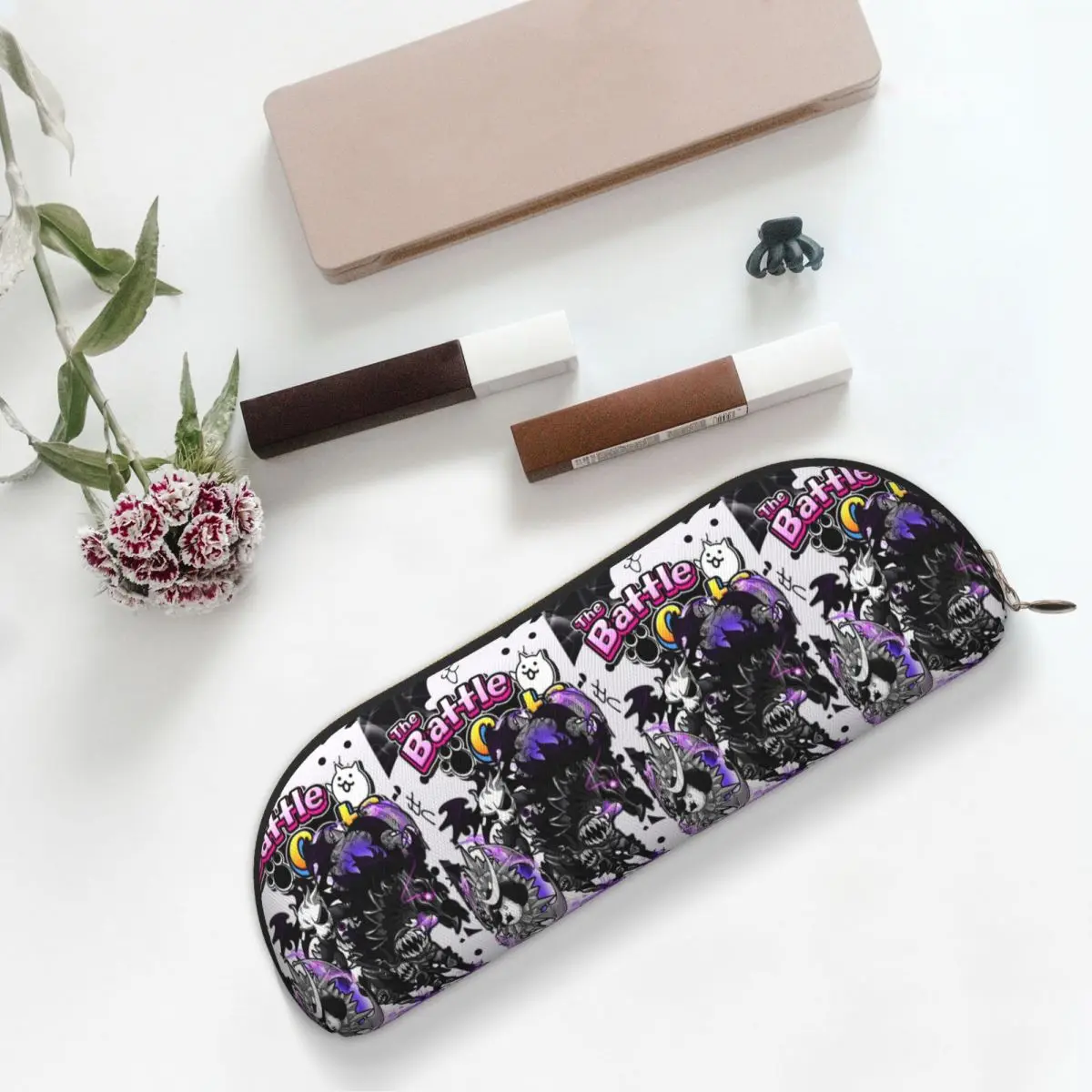 Battle Cats - Miko Mitama etui, potloodzakje, opslag, briefpapier, grote opbergdoos, potloodtas voor kinderen, school