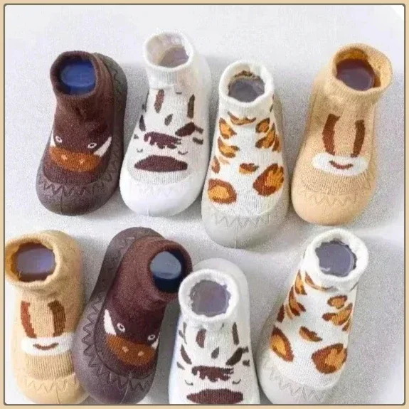 Детская напольная обувь в классическом стиле, носки, нескользящая обувь для новорожденных, детские носки, обувь для девочек, домашняя обувь для мальчиков