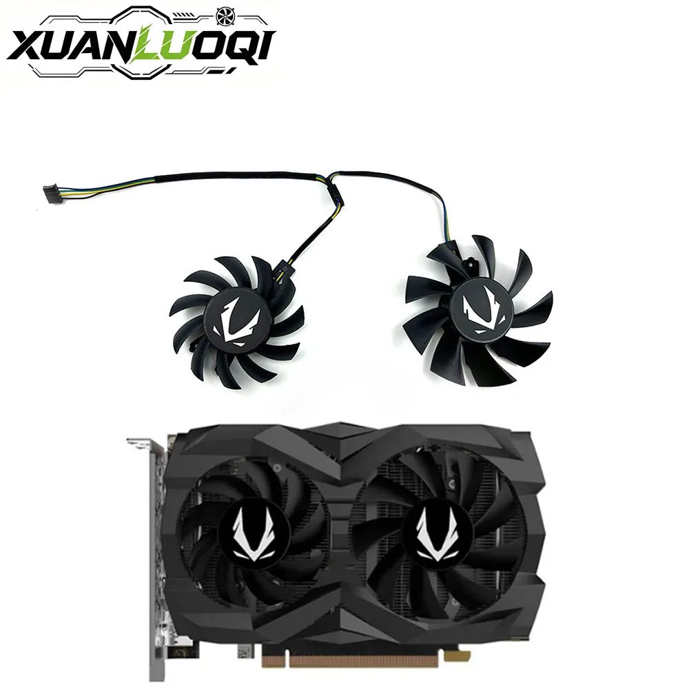 NEW GA72S2U GA82S2H 12V 0.32A 4Pin Cooling FAN For ZOTAC GAMING GeForce GTX1660 SUPER 1660Ti Twin Replacement Fan ZT-T16620F-10L
