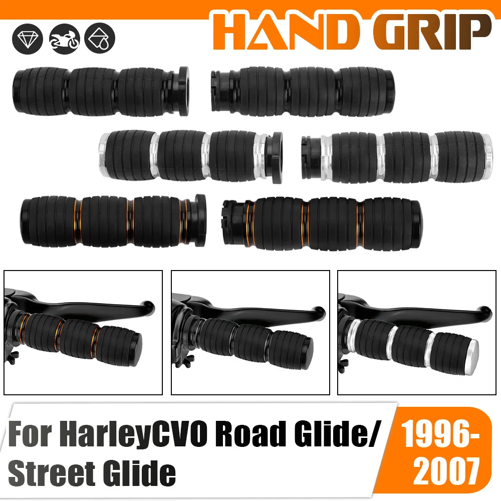 

For Harley Davidson XL XR VRSC Dyna Softail Touring 96-07 Motorcycle Dual Cable Throttle Control Hand Grips Antislip Handle Grip
