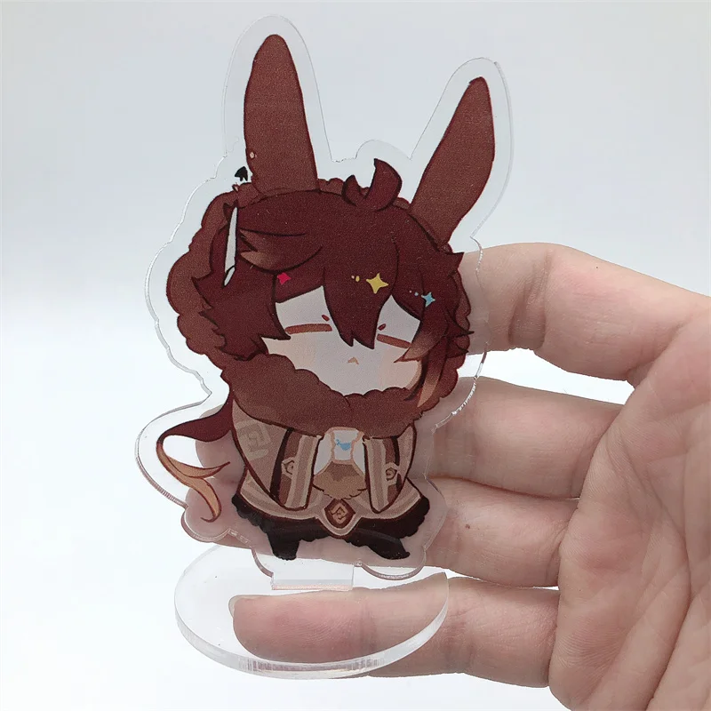 Game Impact Abyss Mage Kaeya Morax Tartaglia Cosplay Keychain Figure Badge Accessories Cartoon Pendant Christmas Gifts