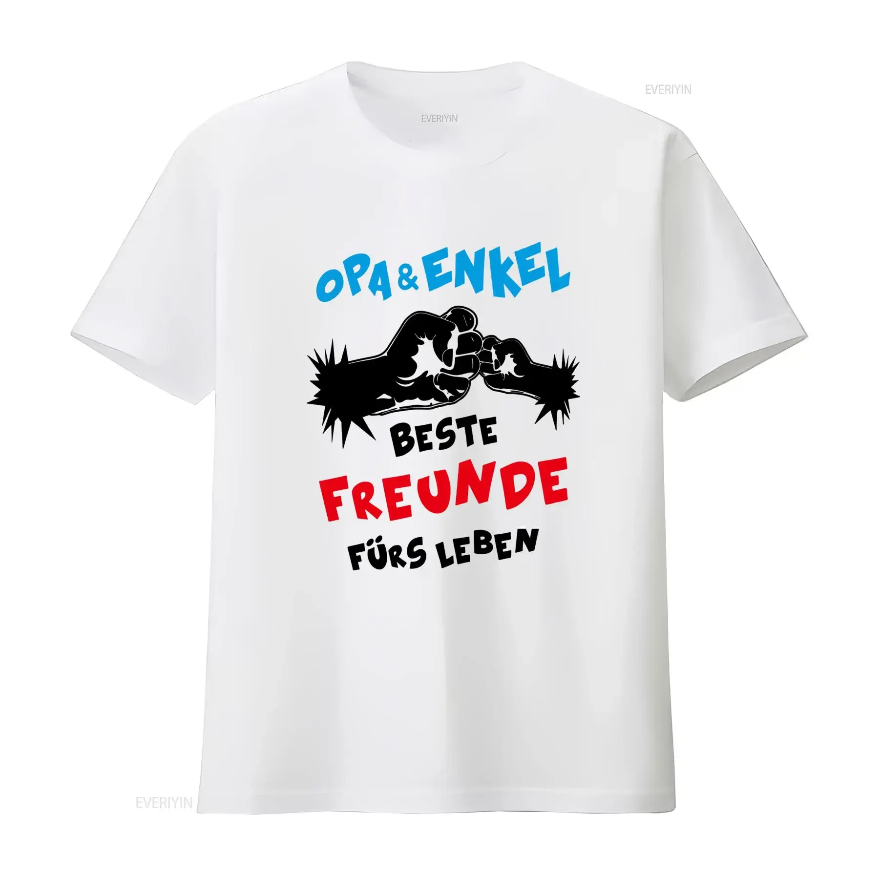 Opa Und Enkel Beste Freunde Fürs Leben Comic Herren T Shirt Unique Design for Grandfather and Grandson Bonding vintage Washed