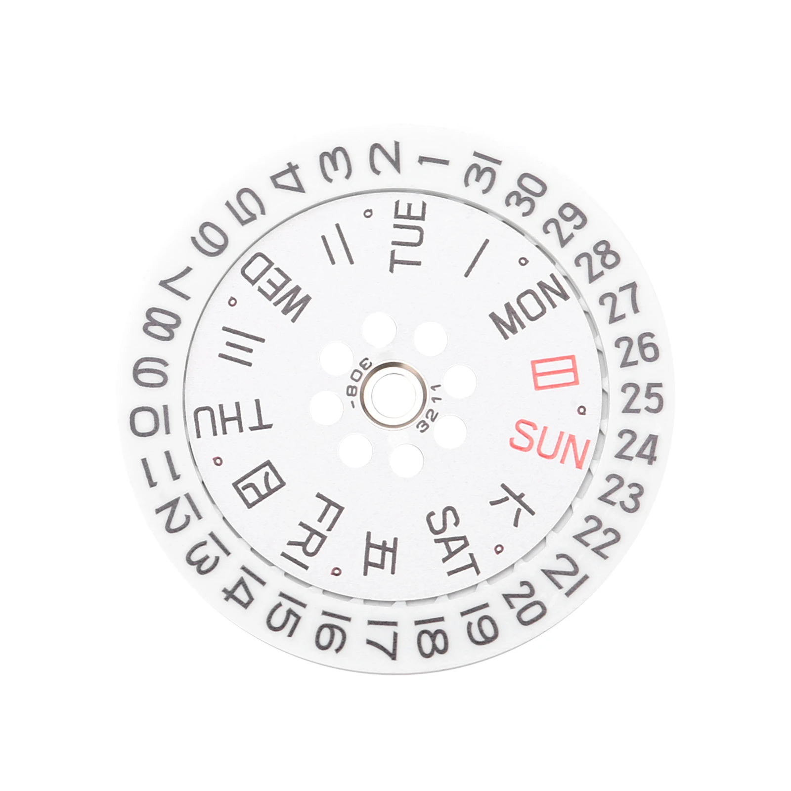 For Miyota 8200 8205 Movement Watch Date Calendar Dail for Miyota 8200 8205 Wheel Day Ring Circle Calendar Dail Watch Parts