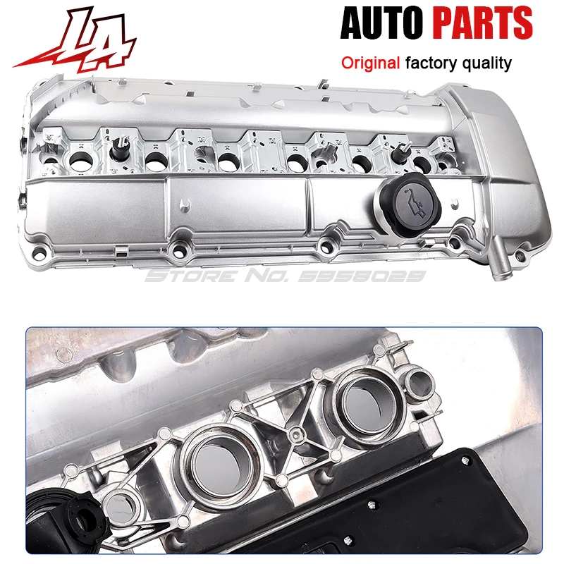 Aluminium-Motorventildeckel Neu 11121432928 11121748630 Für BMW 1998-2002 E39 E46 E53 Z3 X5 M52 M54 M56 2.5L 2.8L 3.0L Kit Inklusive – Detail 7