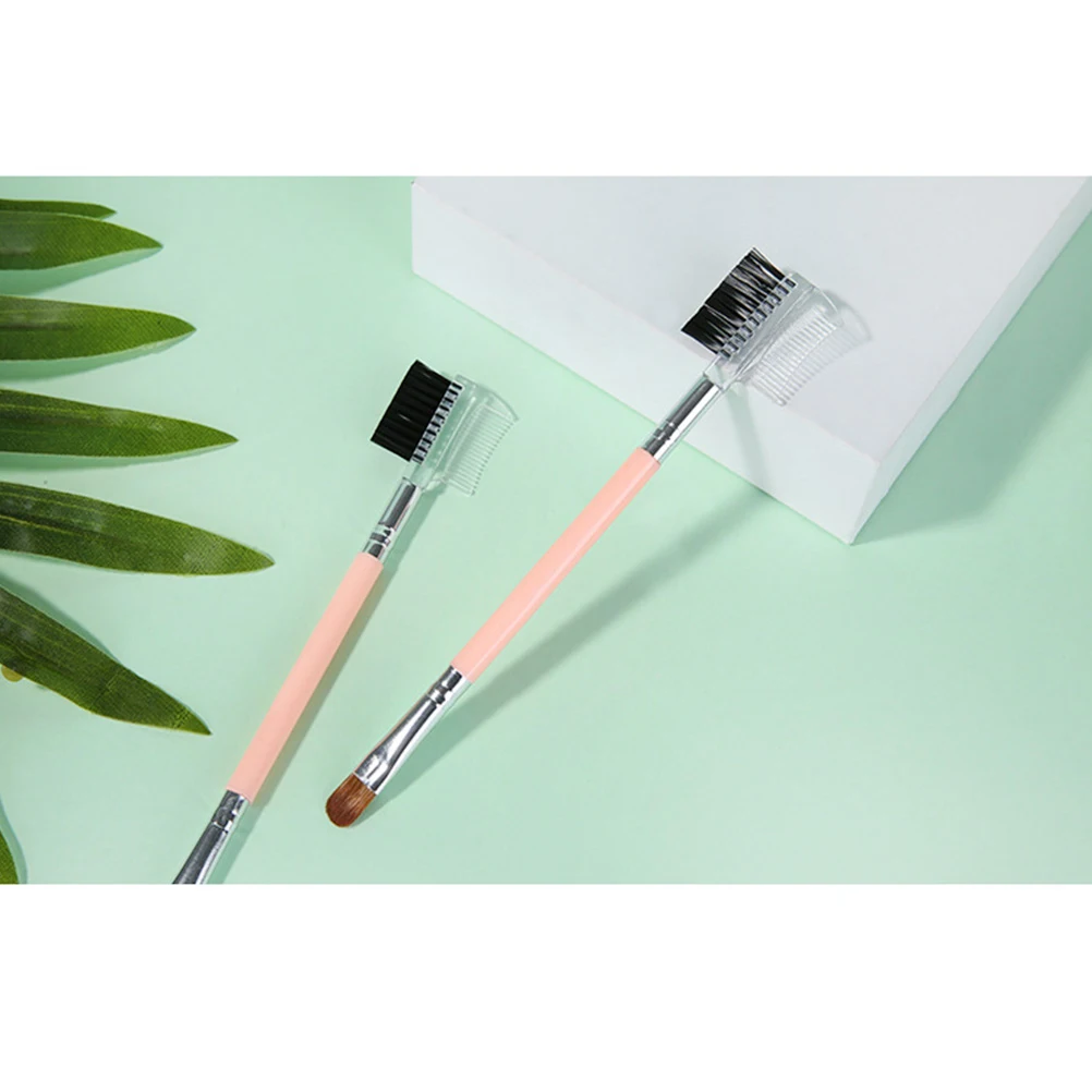 

Double ended Makeup Brush Eyeshadow Brushes Women Cosmetics Tool Eyebrow Bristles Portable Durable Gift