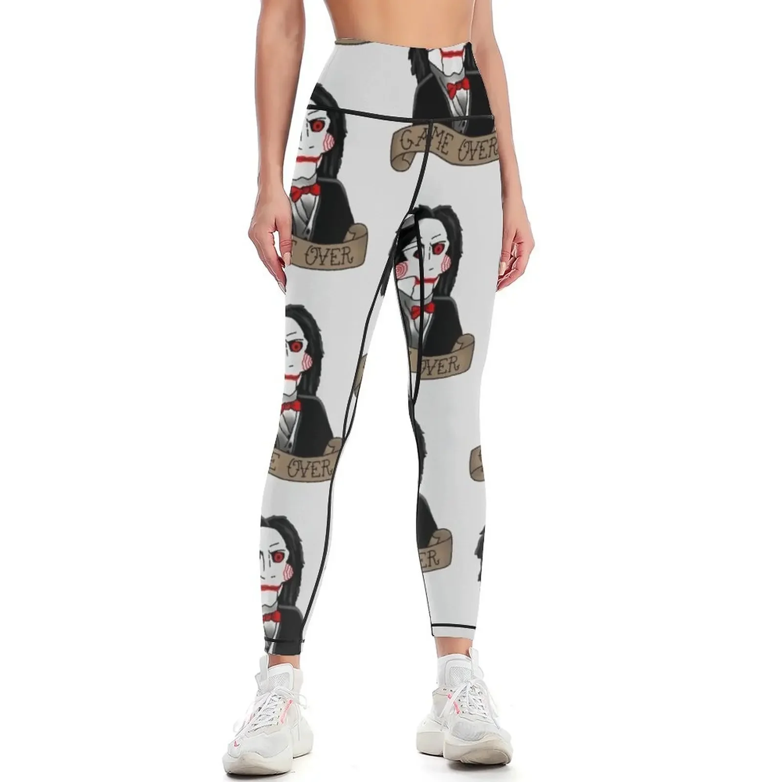 

Billy the Puppet from Saw and Jigsaw Leggings Training pants Clothing fitness Women sports Women's trousers Womens Leggings