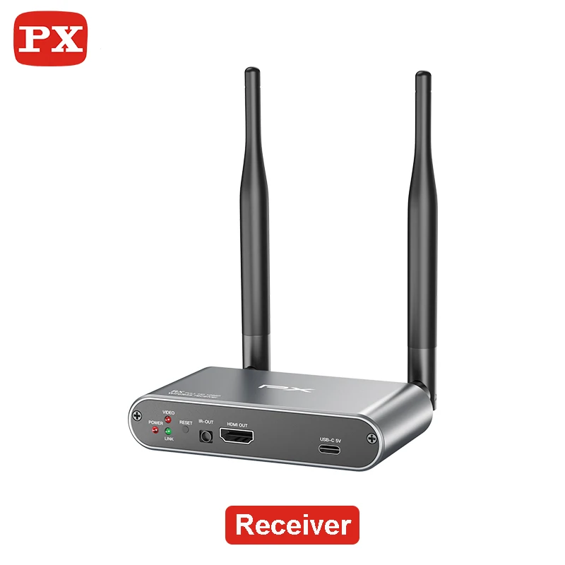 PX 200M Wireless transmitter Video Projektor Sender & Empfänger für DSLR Kamera Laptop PC TV