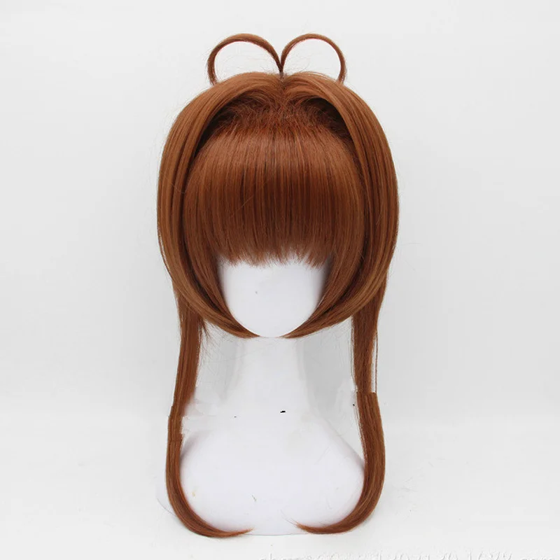 

High quality Sakura Kinomoto Cosplay wig Card Captors Sakura anime costume play wigs