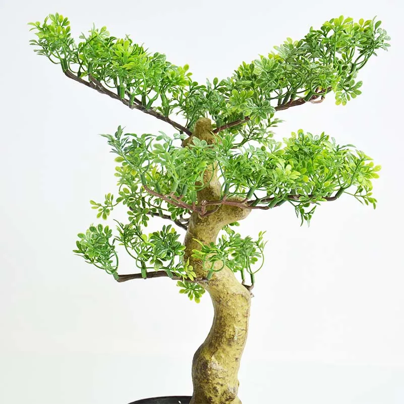 45cm Height Artificial Bonsai Pine Tree Plant Indoor Mini Green Home Decor Accessories For Sale Pines