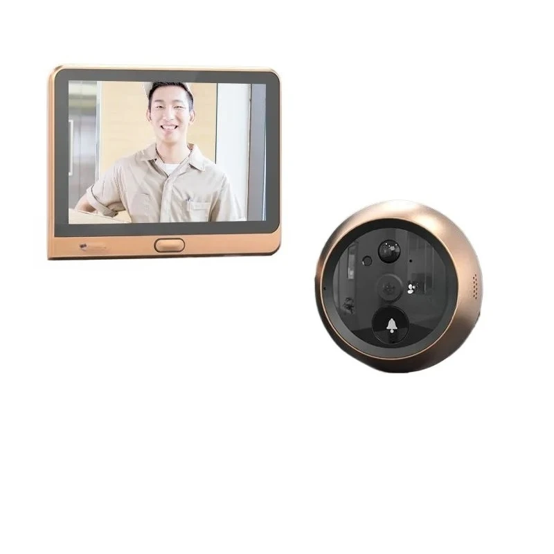 

Smart cat eye camera remote real-time intercom