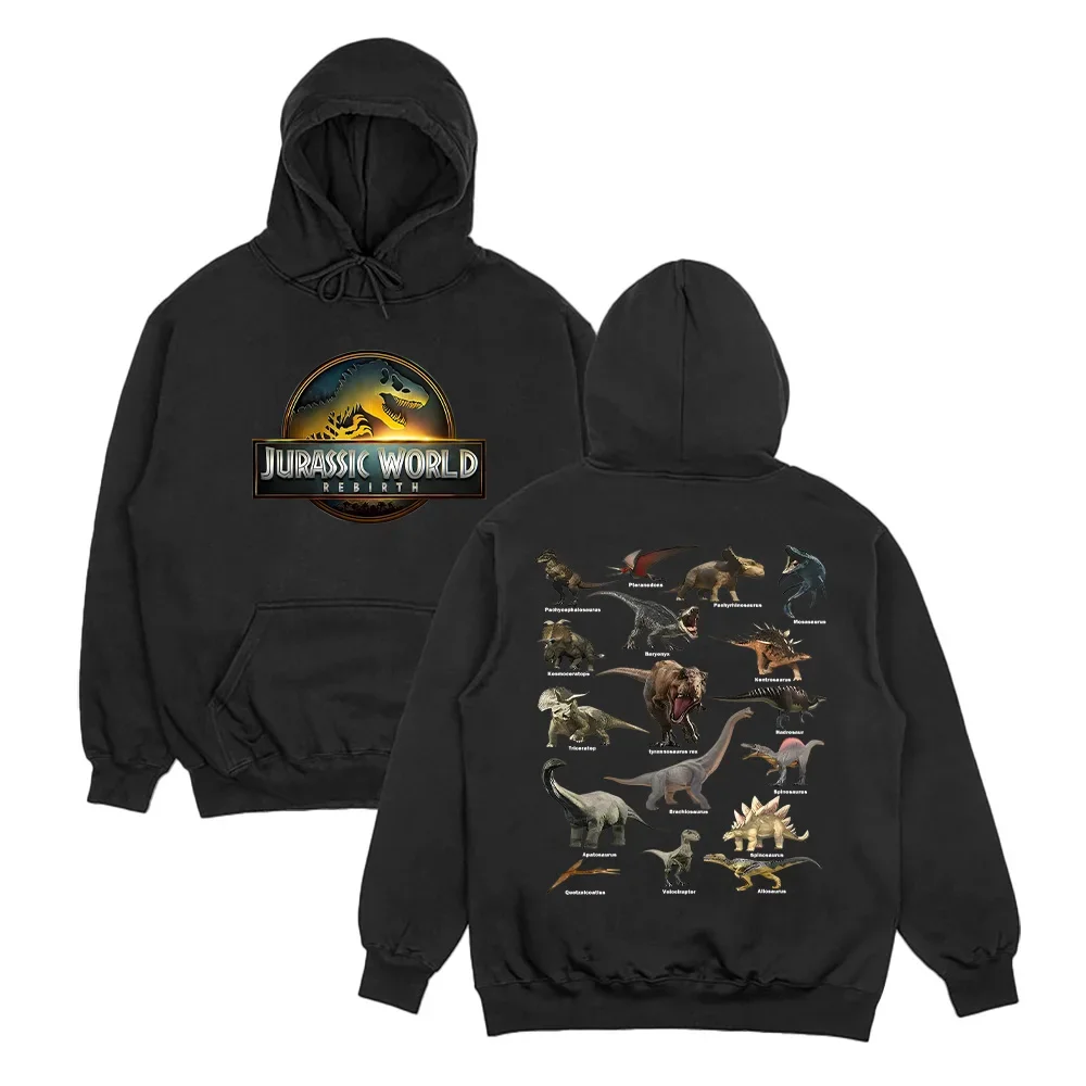

Men's Hoodies Jurassics World Rebirth Logo Dinosaurs Sweatshirt Unisex Women/Men Long Sleeve Pullovers Loose Streetwear