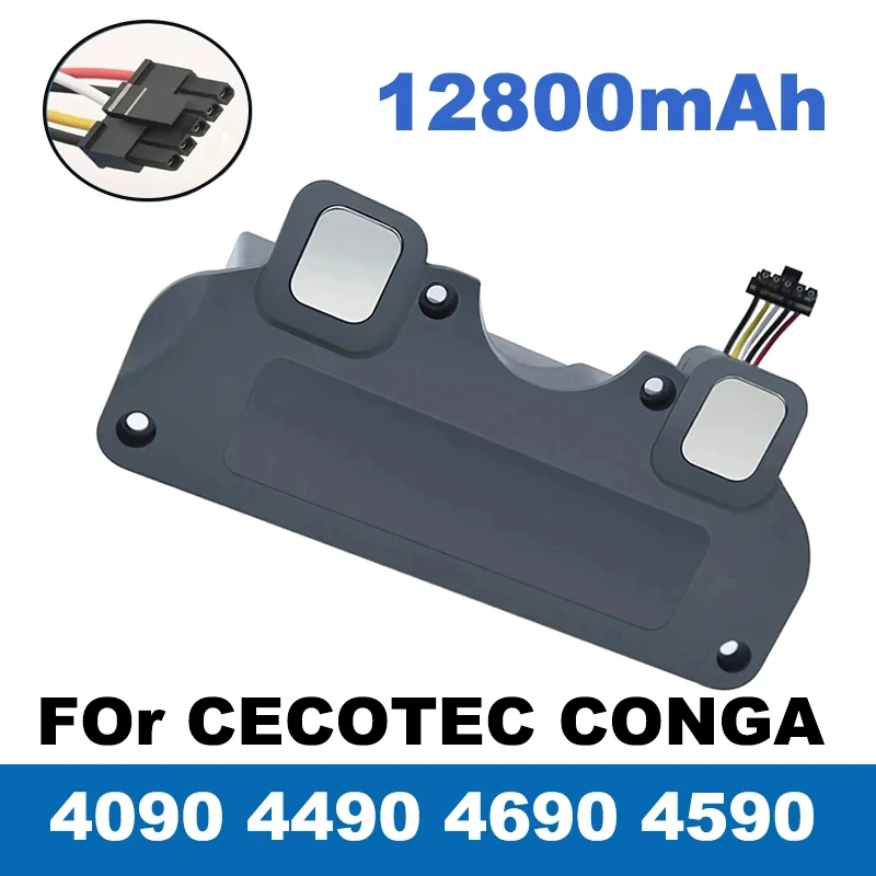 

New 14.4V 100% New Perfect Matching Suitable for CECOTEC CONGA 4090 4490 4690 4590 12800mAh Mobile Robot Battery Pack