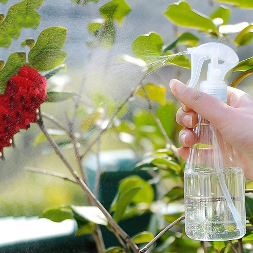 200ml Capacity Spray Bottle Hand Trigger Plastic Refill Bottle Cleaning Spray Refillable Garden Water Sprayer Travel Container