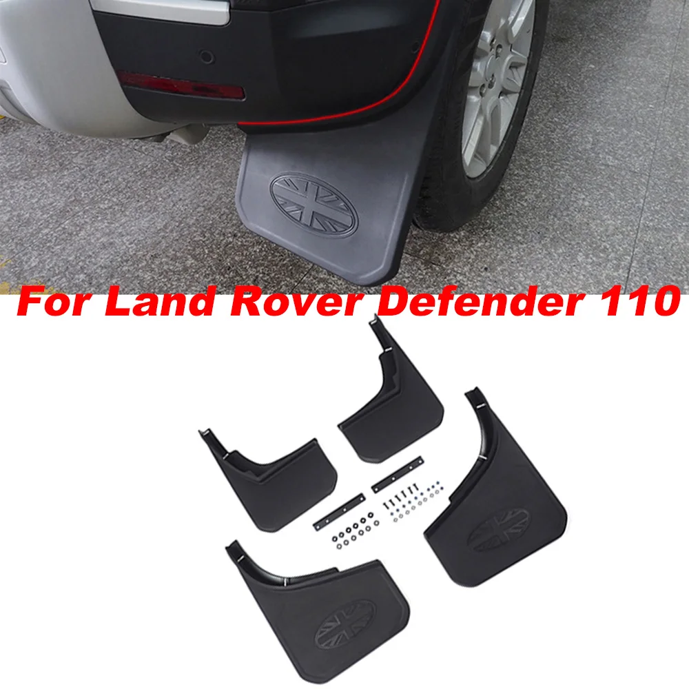 

Mud Flaps For Land Rover Defender 110 2020+ Front Rear Splash Guards Mudguards Fender 4Pcs Exterior Accessories
