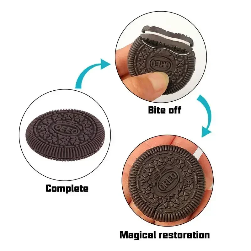 Kids Magic Biscuit OREO Cookies Magic Tricks Accessory Close Up Props Easy Amazing Magic Show for Children Adults Learning Toy