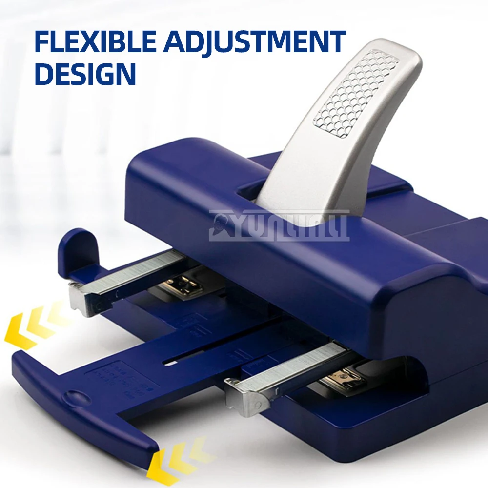 

NBB-006 Double Head Stapler Manual Office Household Document Paper Binding Machine Thickness 2-50 Pages