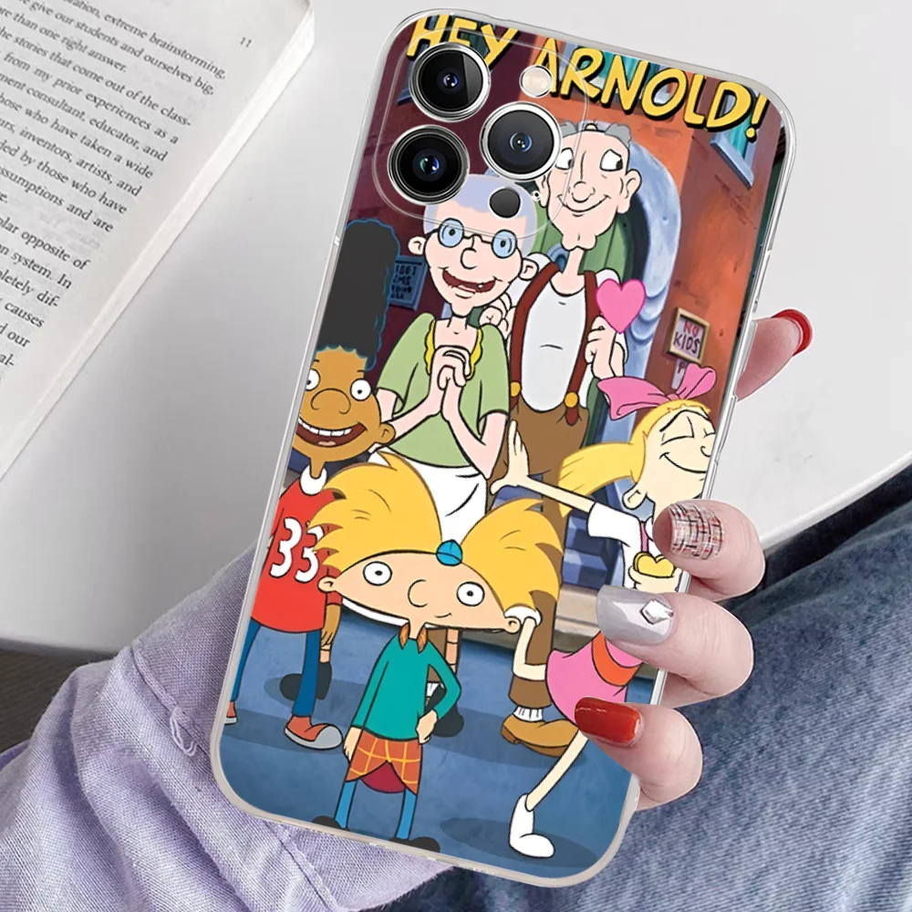 Hey Arnold Helga Cute Phone Case Silicone Soft for iphone 15 14 13 12 11 Pro Mini XS MAX 8 7 6 Plus X XS XR Cover