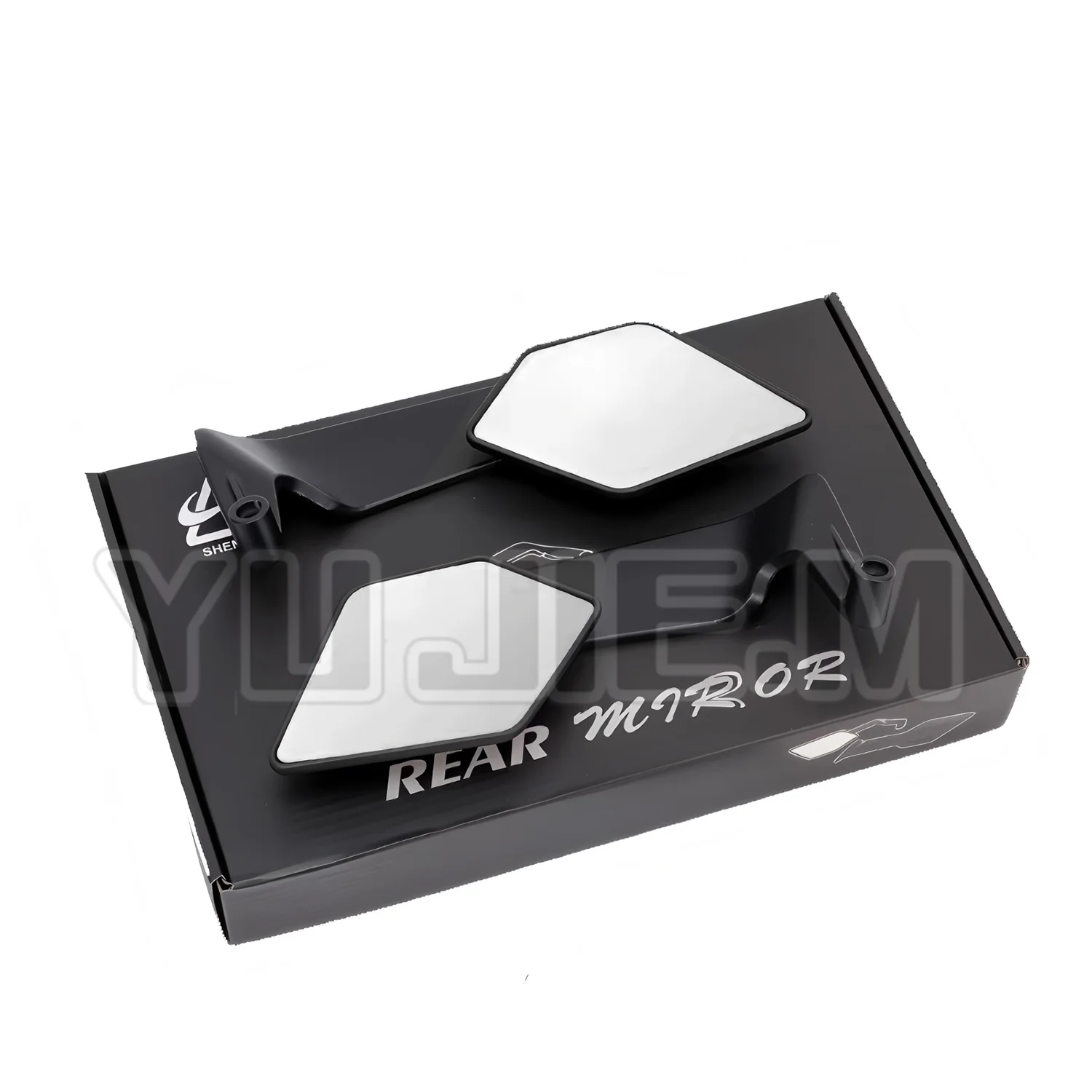 For MT-09 SP MT-03 MT-07 MT-10 MT-25 Rearview Mirror Motorcycle Fixed Wing Mirrors Stealth Adjustable Mirror Rotate Side Mirrors - view 5