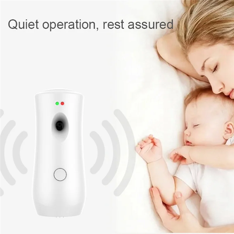 Máquina automática de pulverización de aroma, pulverizador de aroma temporizado, pulverización de aroma inteligente, limpieza de olores temporizada para baño de hotel, negro