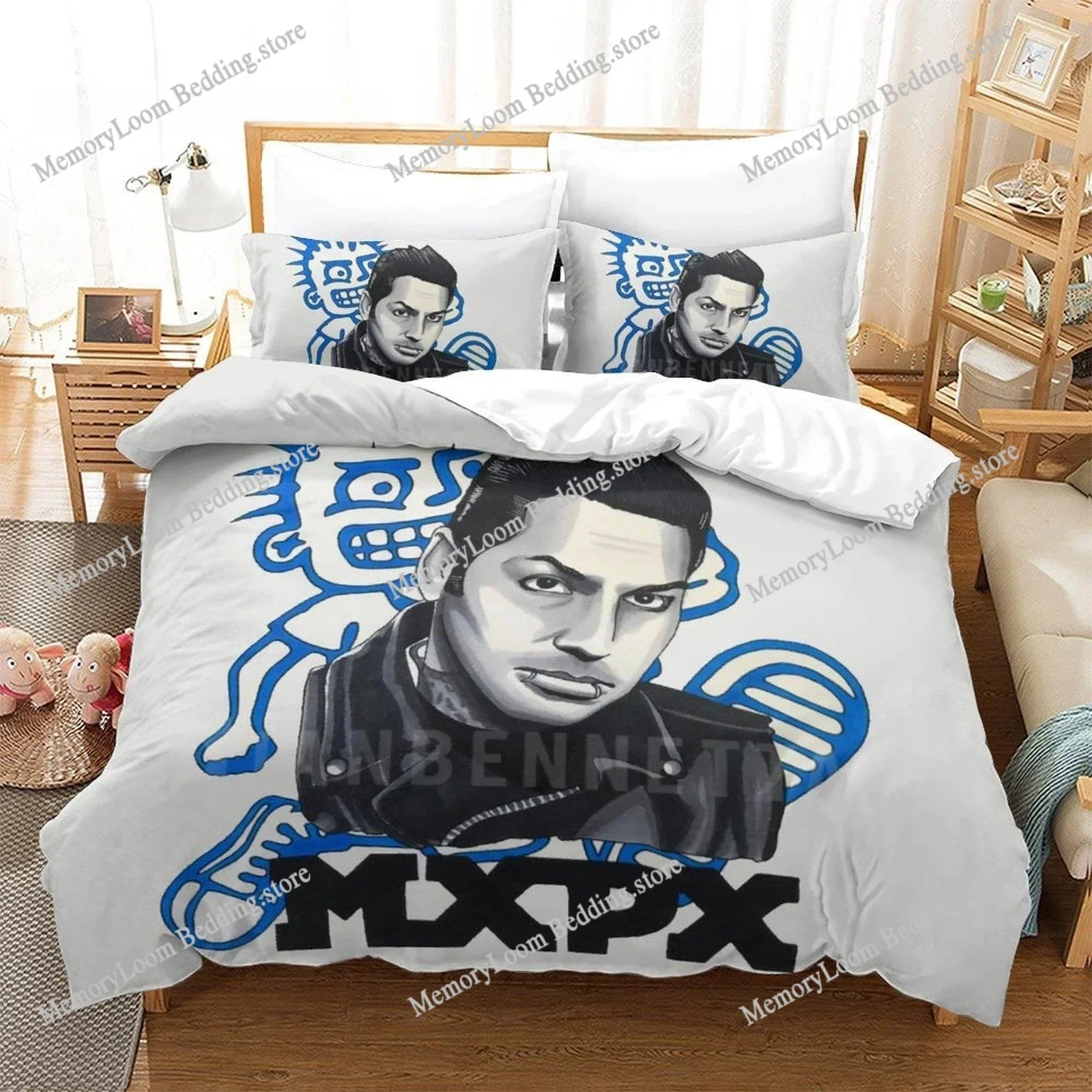 3D Printed Rock Music Mxpx Bedding Set Single Twin Full Queen King Size Bed Set Adult Kid Bedroom Duvet Cover Sets Home Textiles