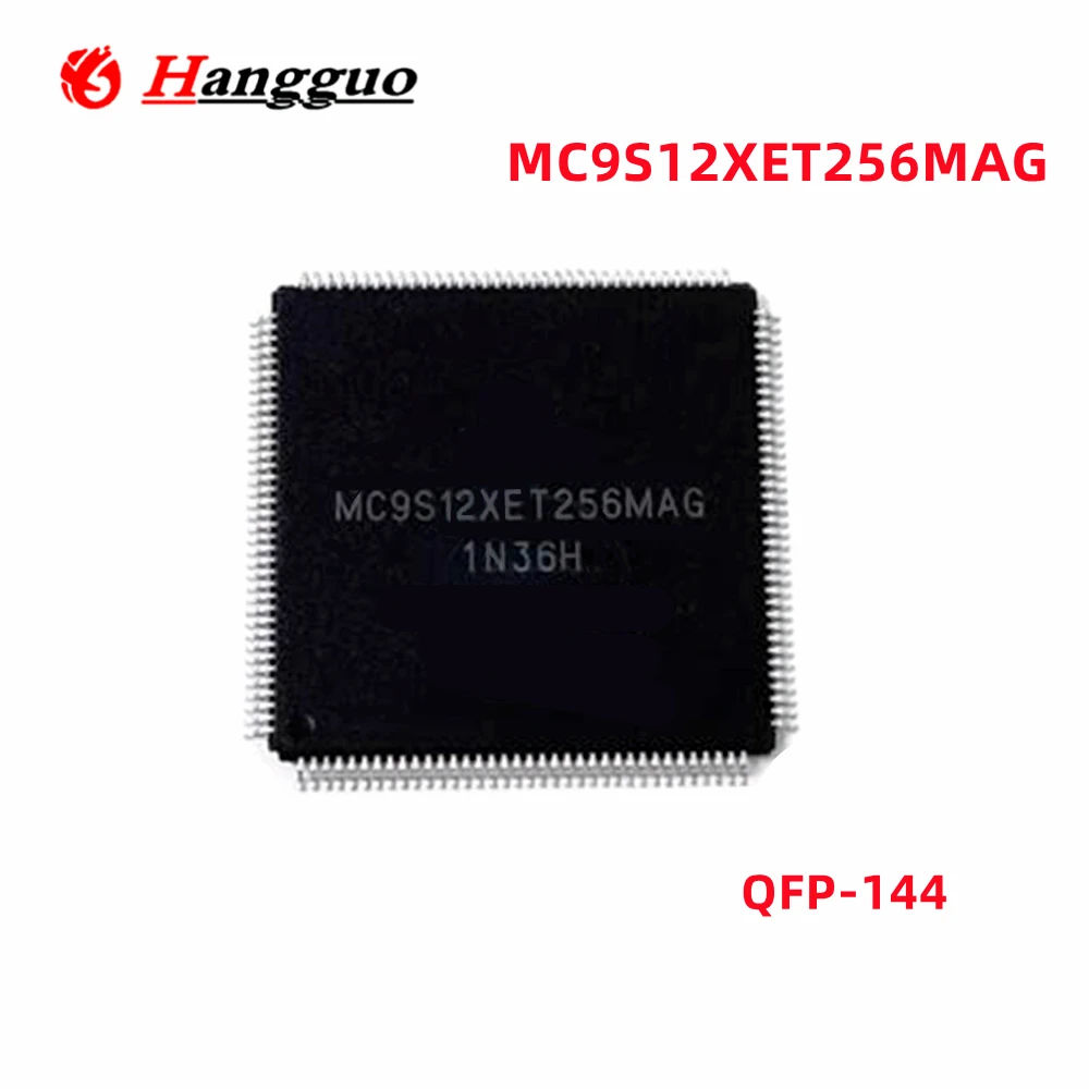 2Pcs/Lot Original MC9S12XET256MAG MC9S12XE 1N36H 2M53J QFP144 Embedded automotive computer microcontroller Chip