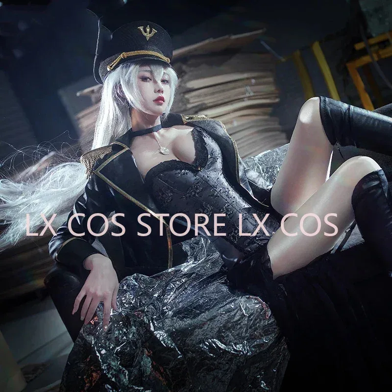 Anime Marin Kitagawa Military Uniform Black Lobelia Cosplay Marin Kitagawa Costume with Cosplay Wig