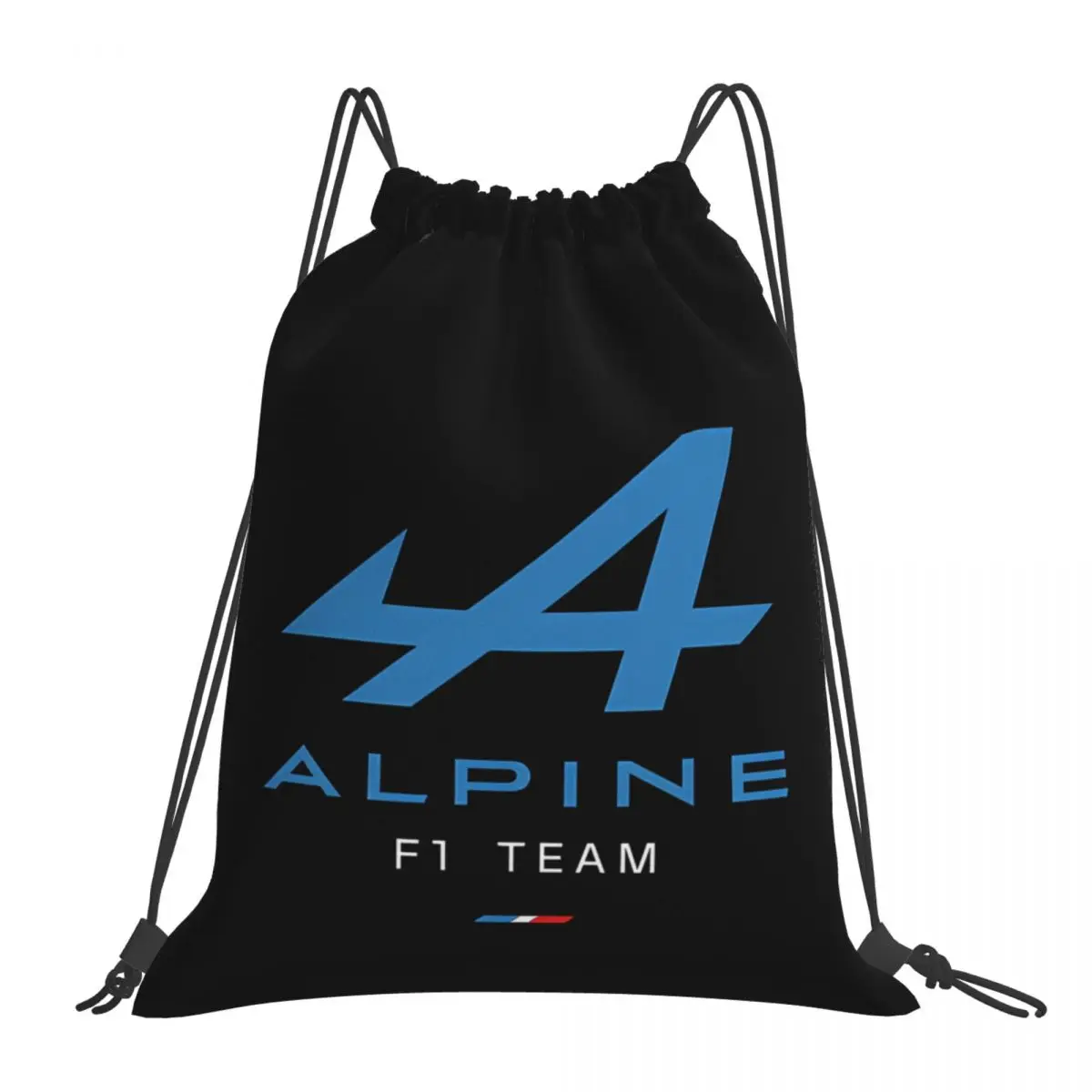 Terrific Alpine F1 Custom Pattern Logo Drawstring Bag Travel Backpack Student Storage Bag School Bag