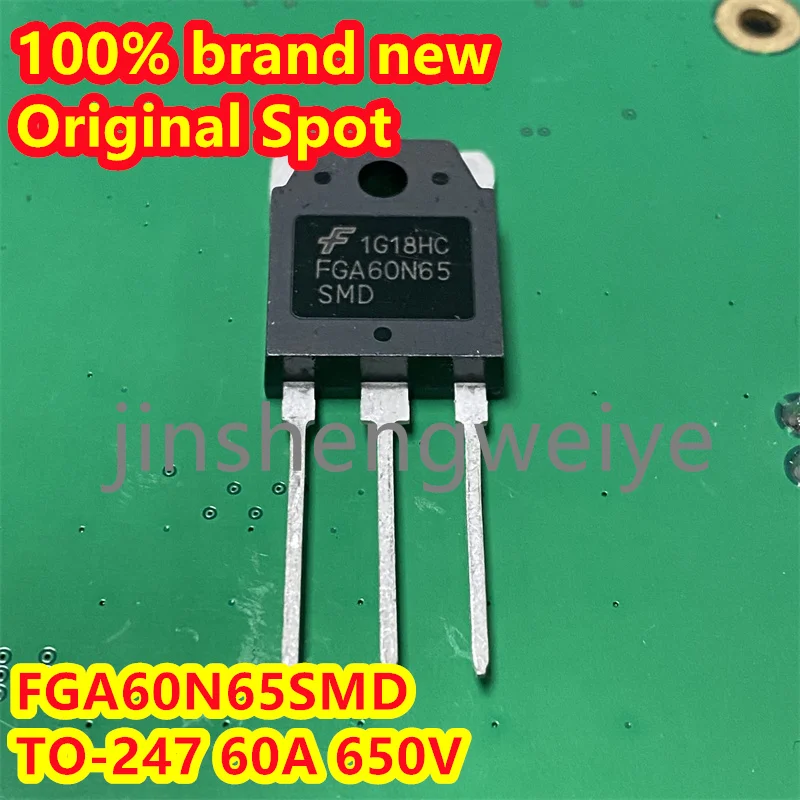 1~10PCS FGA60N65SMD FGA60N65 TO-247 Brand New 60A 650V High Power Welder IGBT Field Effect Single Tube