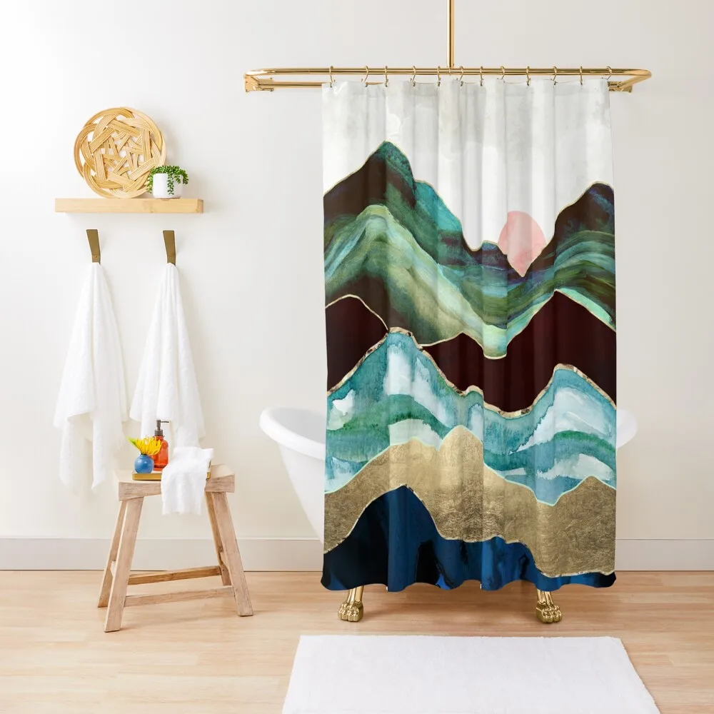 

Velvet Mountains Shower Curtain Bathroom Accessory Set For Bathroom Curtain