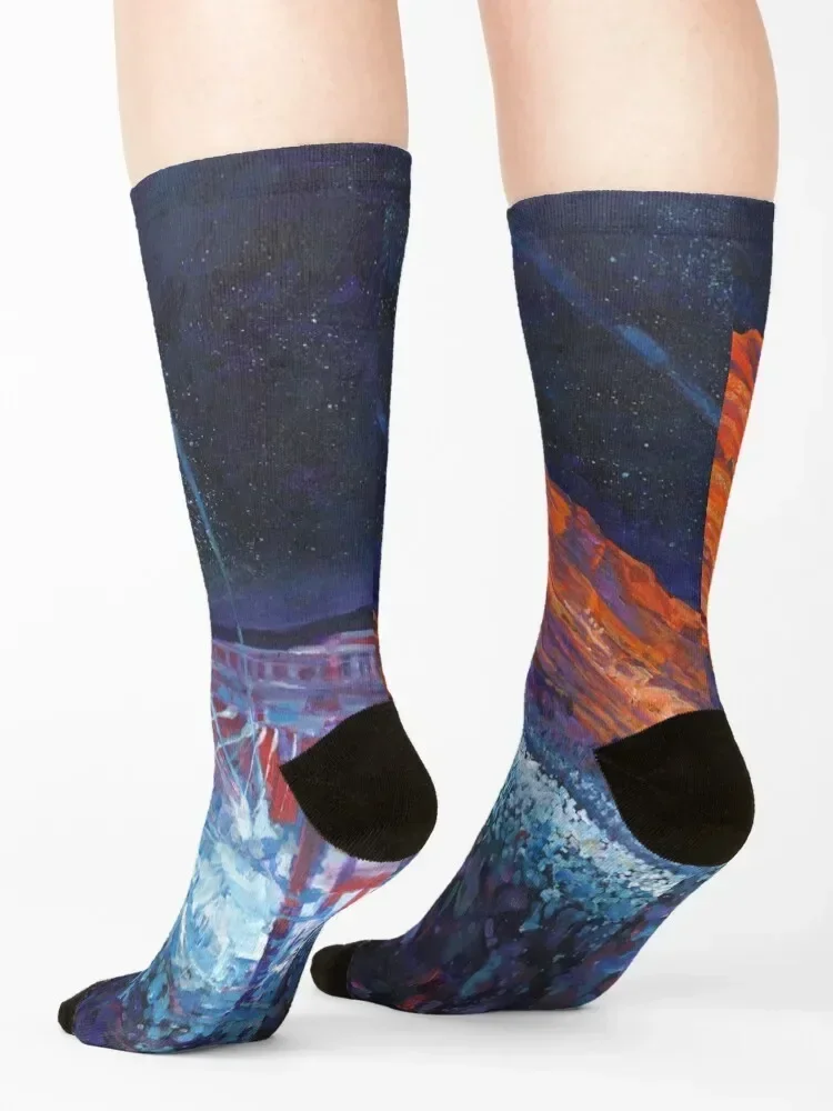 Red Rocks Sky Socks new in's ankle cycling winter gifts Socks Women's Men's