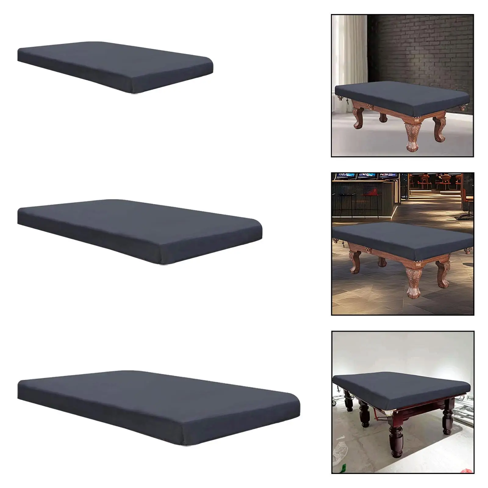 

Snooker Table Cover Sun Protection Quick Release Buckle Portable Weatherproof Furniture Pong Table Cover for Sofas