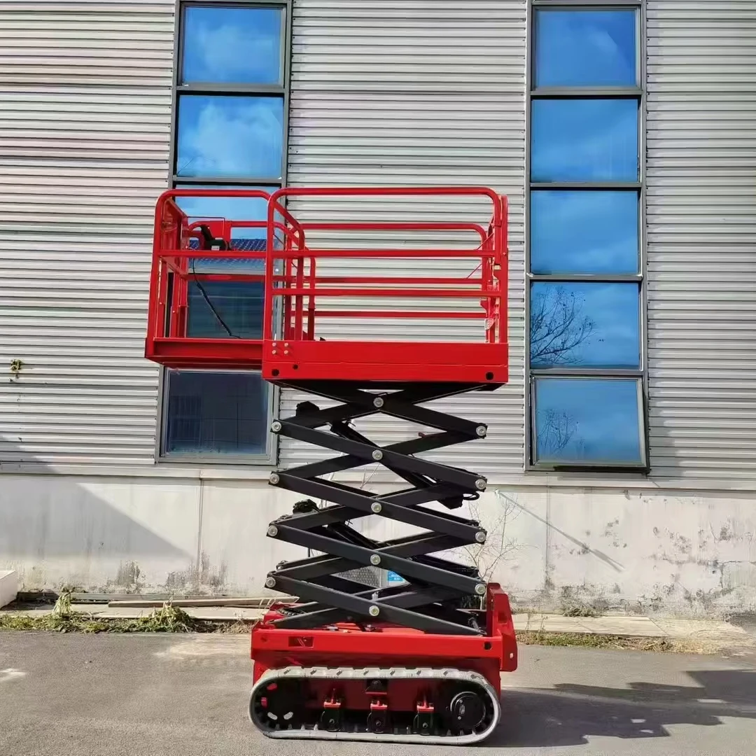 Lifting Height 6m Scissor Lift Platform Scissor Lift Aerial Work Platform 450kg Capacity Lift Cherry Picker Scissor