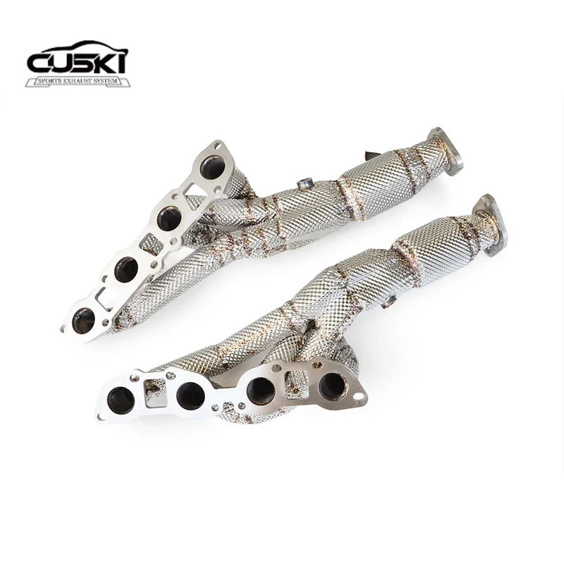 Stainless Steel Automotive Exhaust Parts fit Lexus ISF 5.0 V8 2016-2020 exact manifold and collector Exhaust Modification