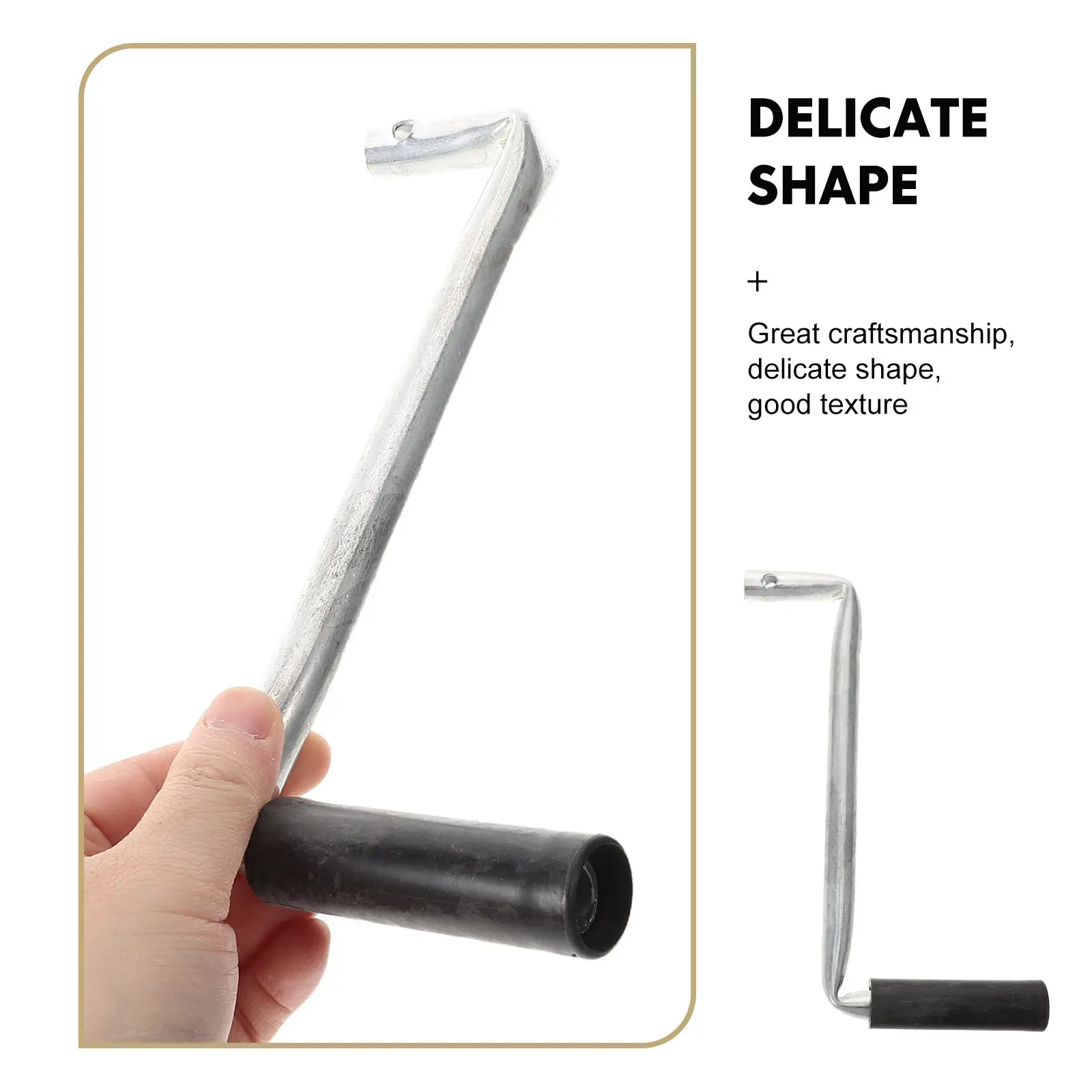 2Pcs Manual Window Handle Tool Greenhouse Roll Up Crank Plastic Reel Handle Replacement for Greenhouse Film Rolling Device