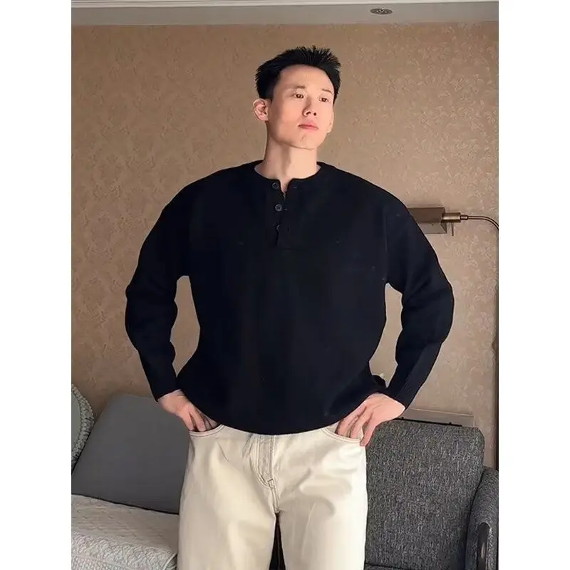 

2024 Vintage Japanese Sle Button up Knit Sweater Soft Cozy Lazy Sle ex Autumn Faion Soft Polyester Fiber Winter Warm