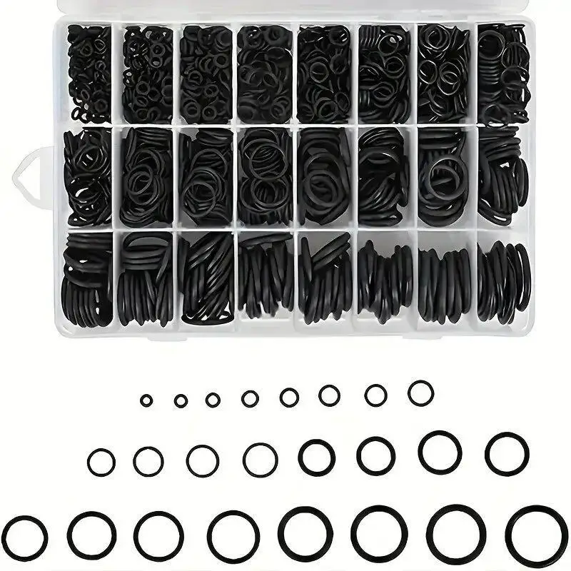 1200-teiliges NBR O-Ring-Set 1200/270/225-teilig, hitzebeständige Gummi-Öldichtungen, Reparaturwerkzeug für Sanitär- und Wartungsarbeiten – Detail 2