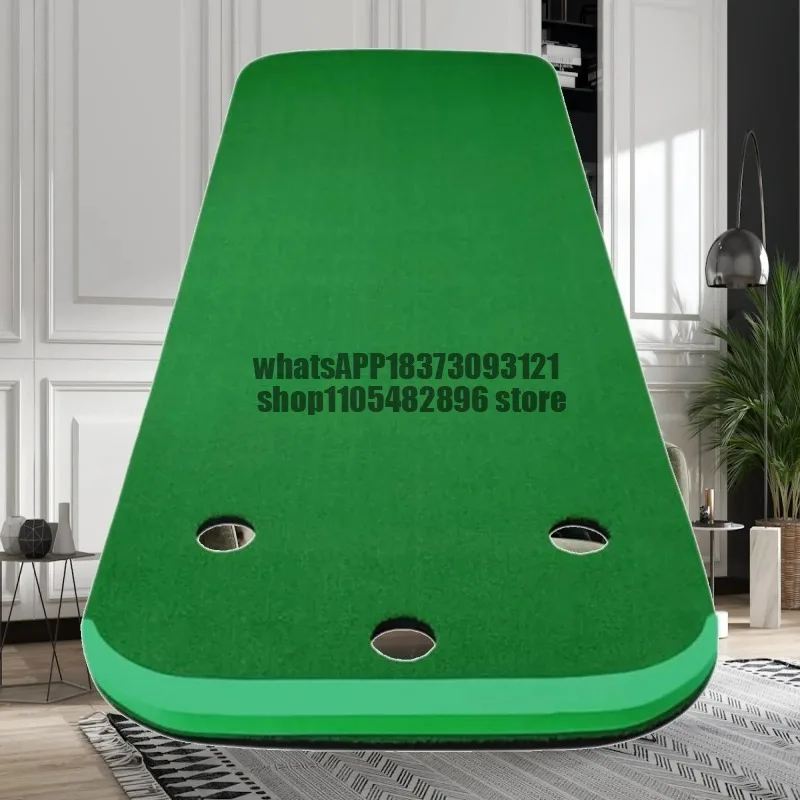 Putting Practice Mat Large Green Turf Chipping Trainer Portable Golf Equipment for Indoor Outdoor Game