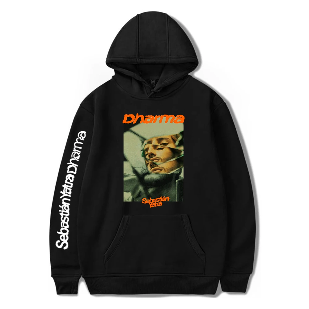 

2026 Sebastian Yatra Dharma Logo Hoodie Dharma Tour Merch Unisex Long Sleeve Women Men Hooded Sweatshirt Fashion Clothes